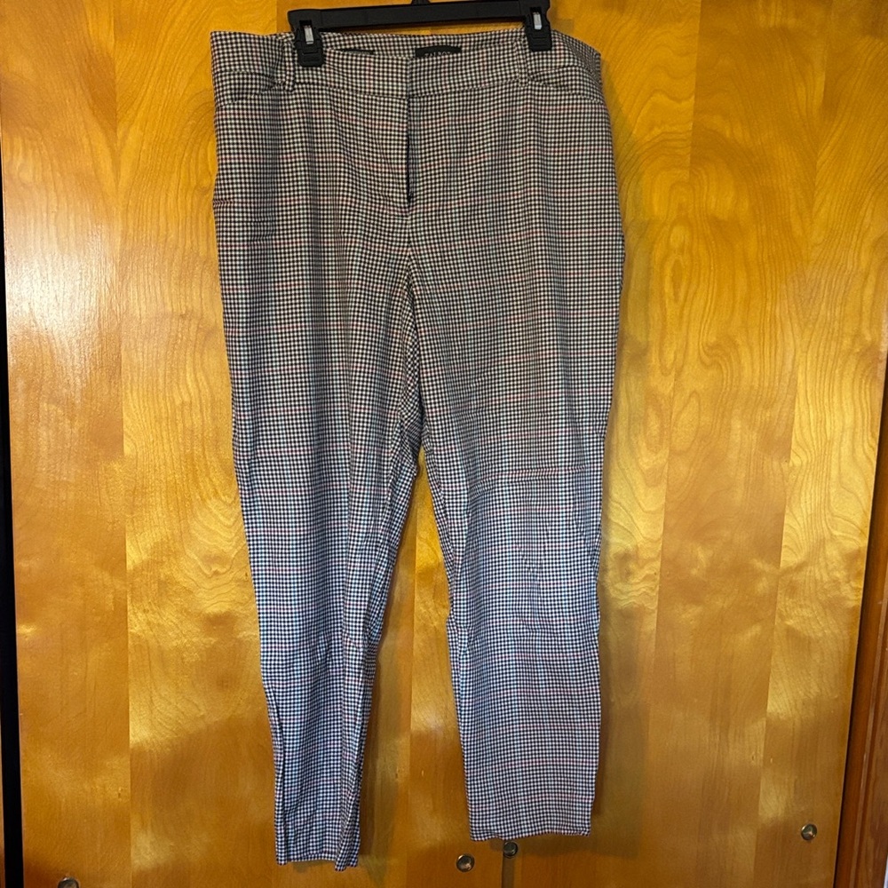 Talbots Women’s Houndstooth Pants - Black and White